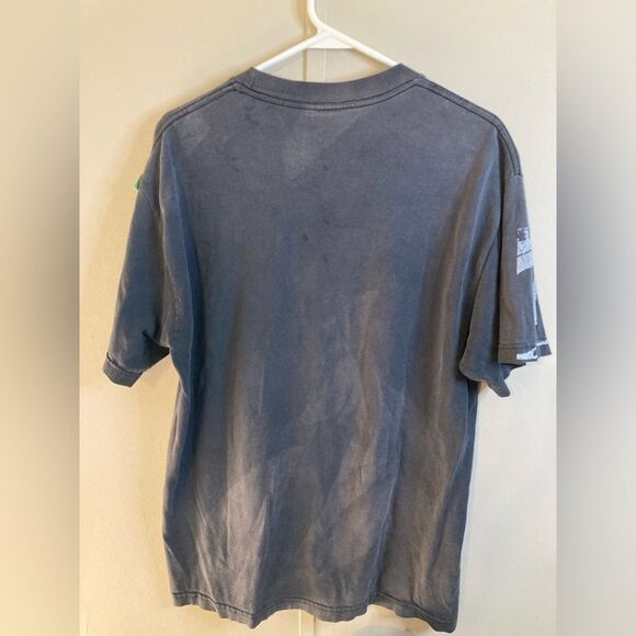 Y2K Tapout American Arrogant Distressed T-Shirt - Picture 4 of 5